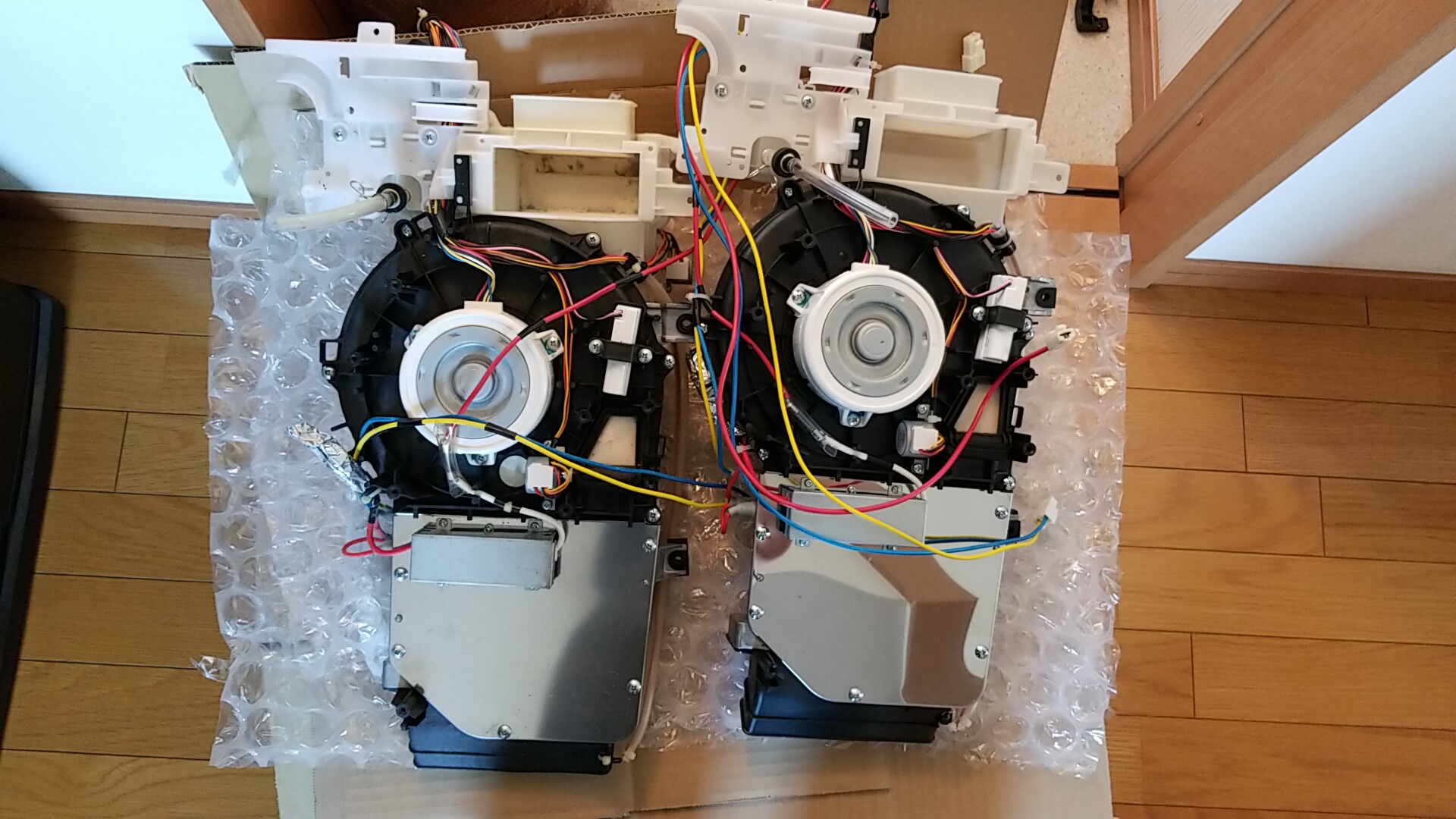 名古屋市北区大曽根 シャープ製ドラム式洗濯機乾燥熱源機(ヒーター)異常修理